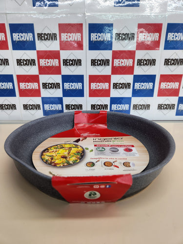 Sartén 28 cm, sartén de aluminio 100% reciclado, para gas, horno e inducción, Lagostina